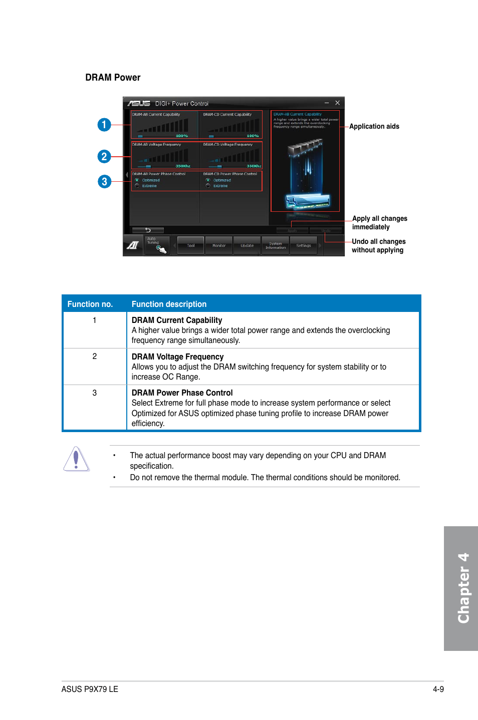 Chapter 4 | Asus P9X79 LE User Manual | Page 129 / 176