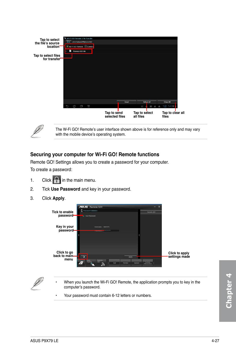 Chapter 4 | Asus P9X79 LE User Manual | Page 147 / 176