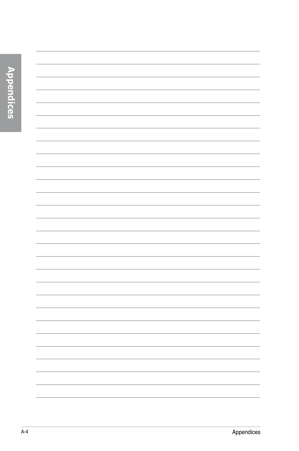 Appendices | Asus P9X79 LE User Manual | Page 174 / 176
