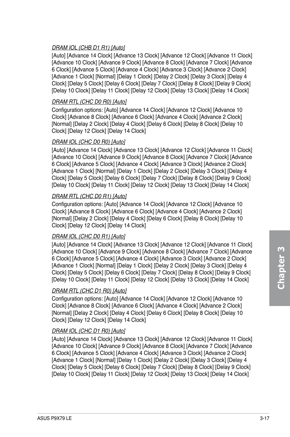 Chapter 3 | Asus P9X79 LE User Manual | Page 83 / 176