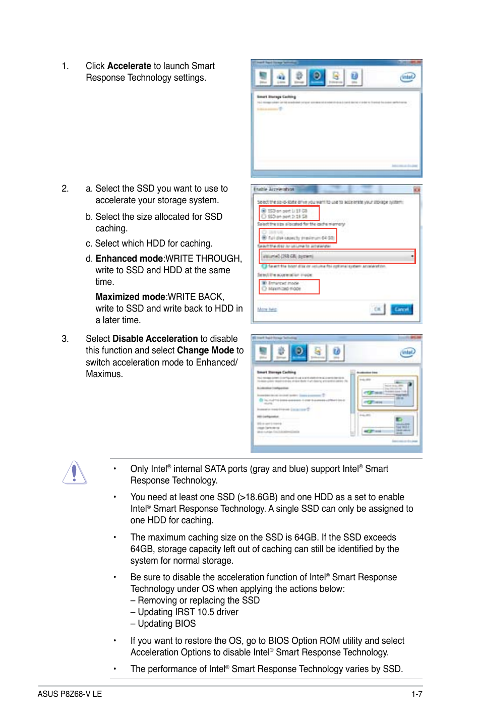 Asus P8Z68-V LE User Manual | Page 19 / 82