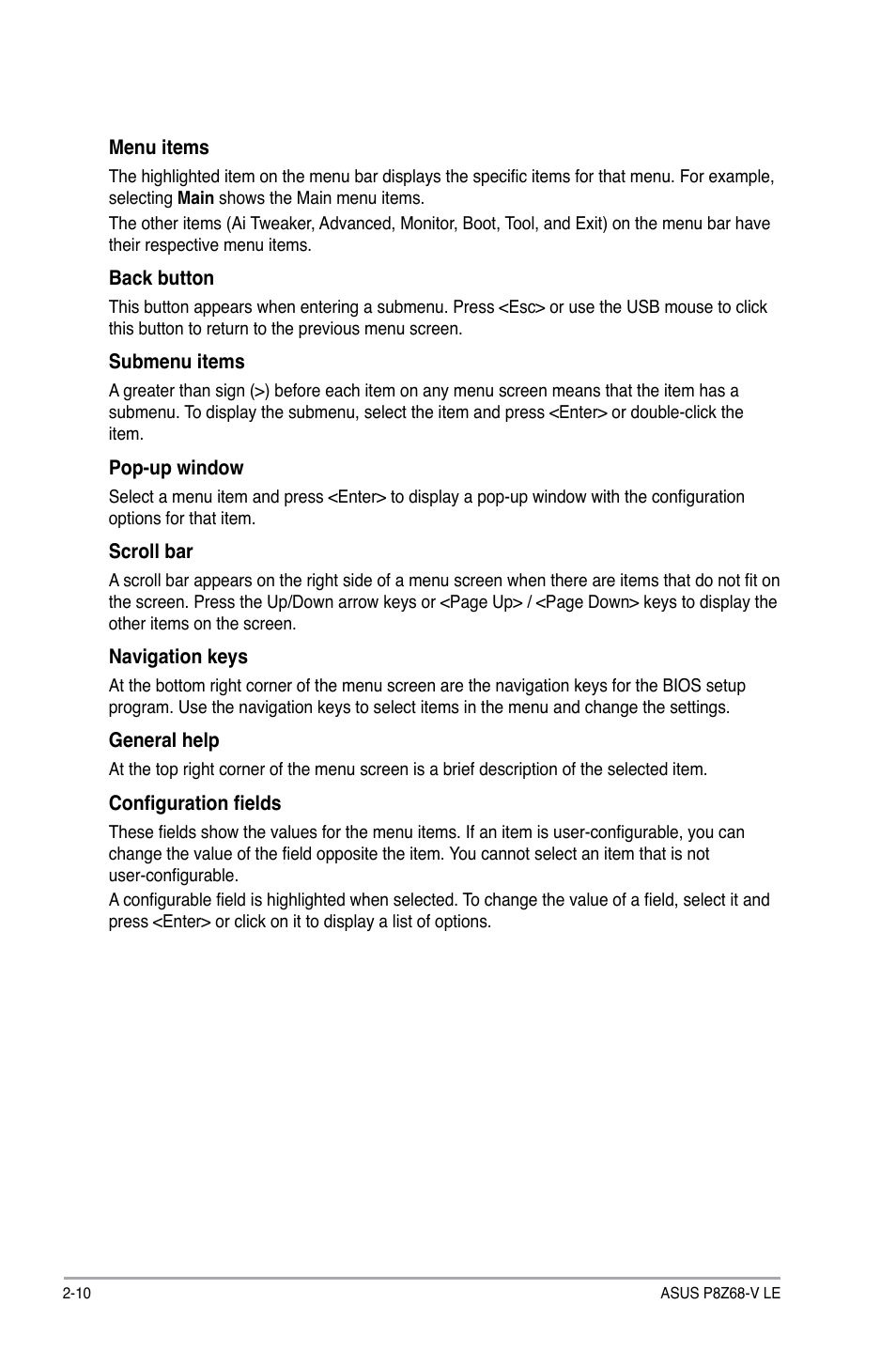 Asus P8Z68-V LE User Manual | Page 60 / 82