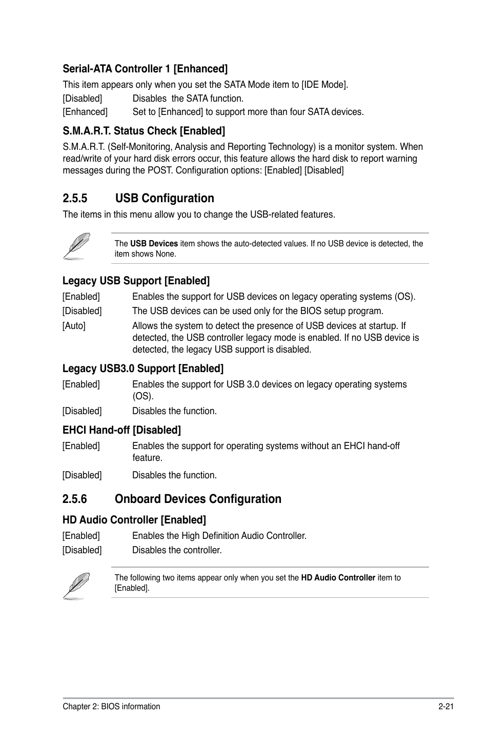5 usb configuration, 6 onboard devices configuration, Usb configuration -21 | Onboard devices configuration -21 | Asus P8Z68-V LE User Manual | Page 71 / 82