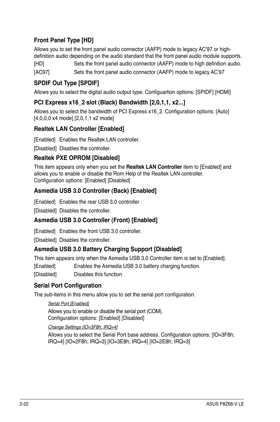 Asus P8Z68-V LE User Manual | Page 72 / 82