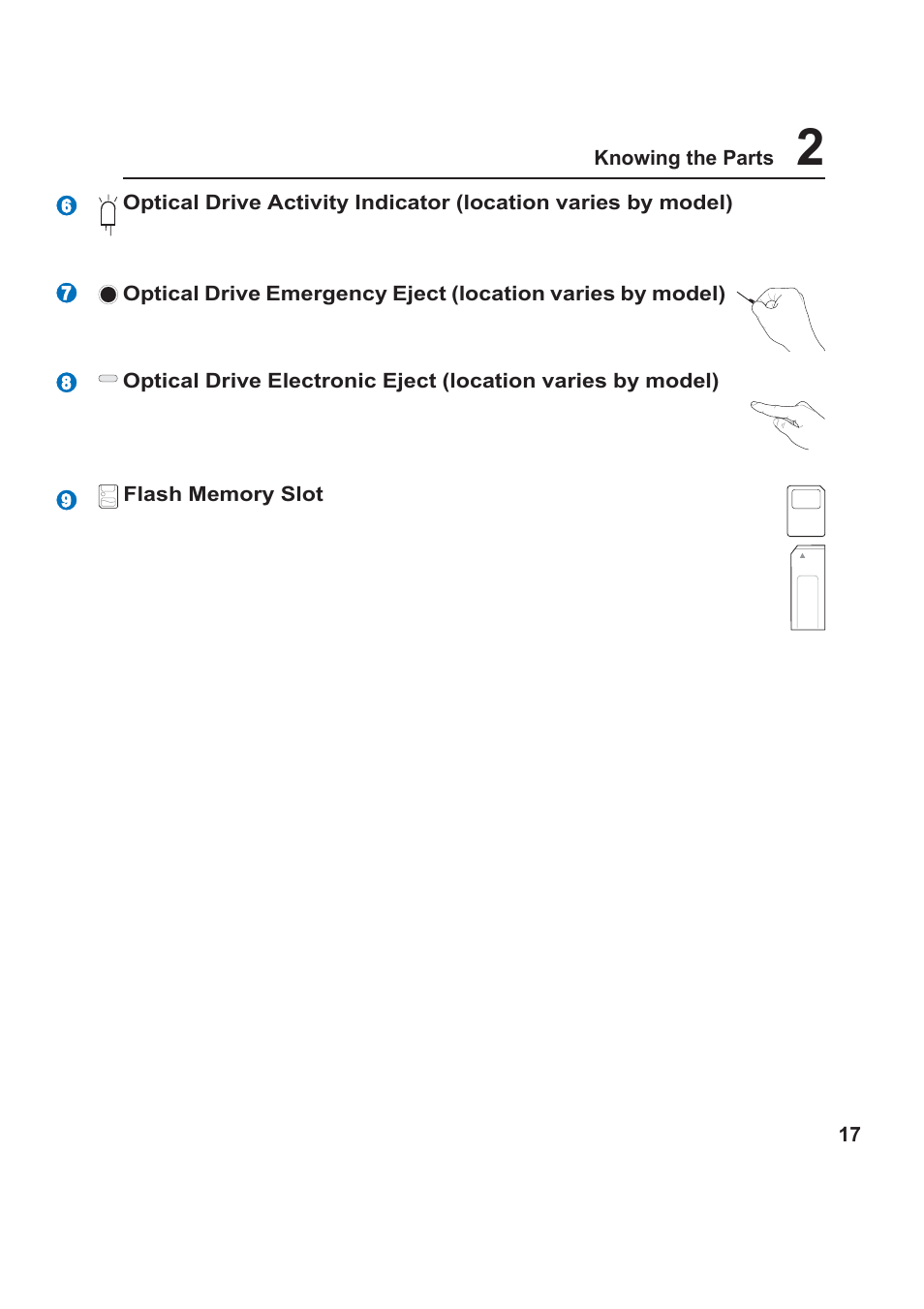 Asus W5F User Manual | Page 17 / 68
