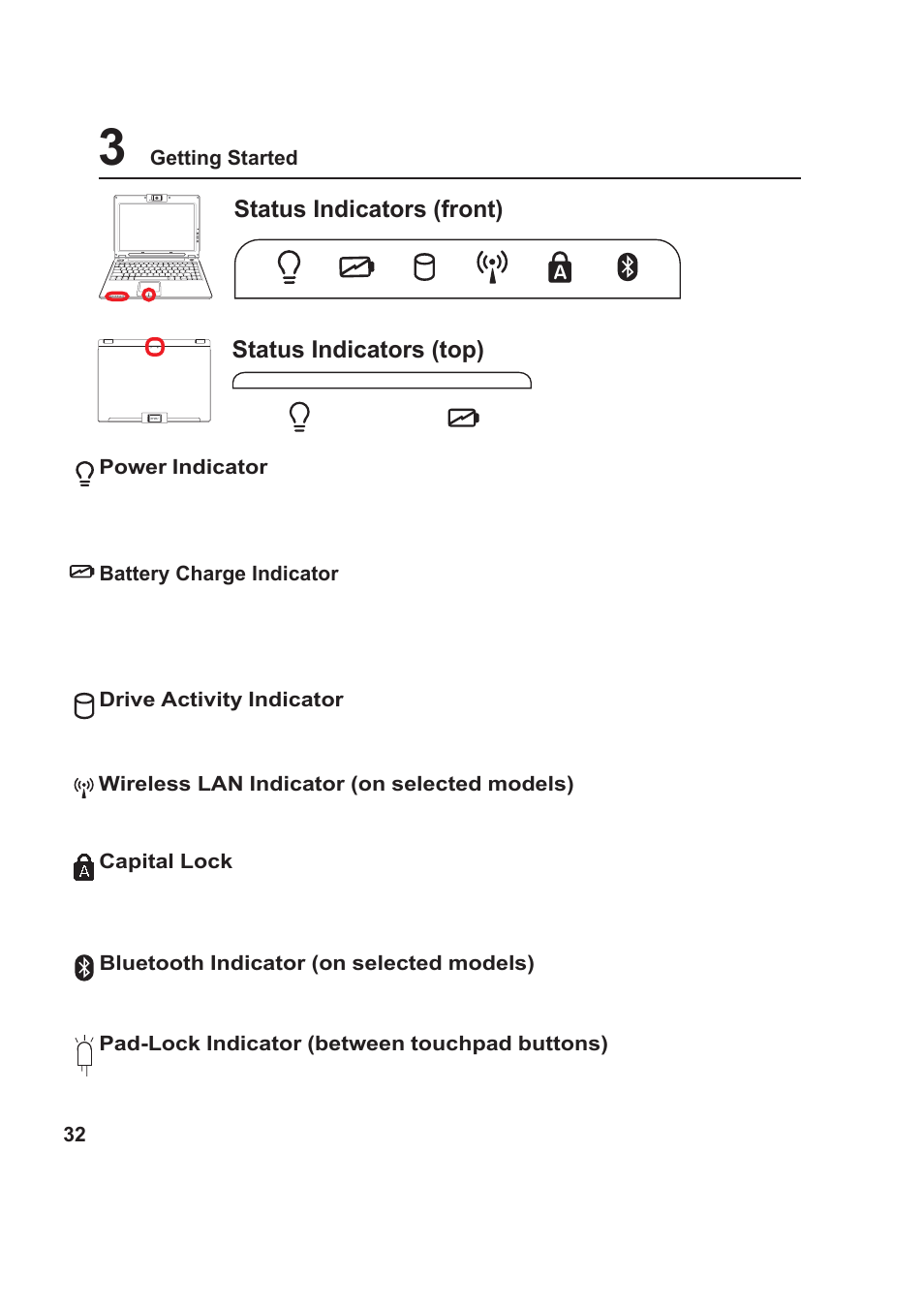 Asus W5F User Manual | Page 32 / 68