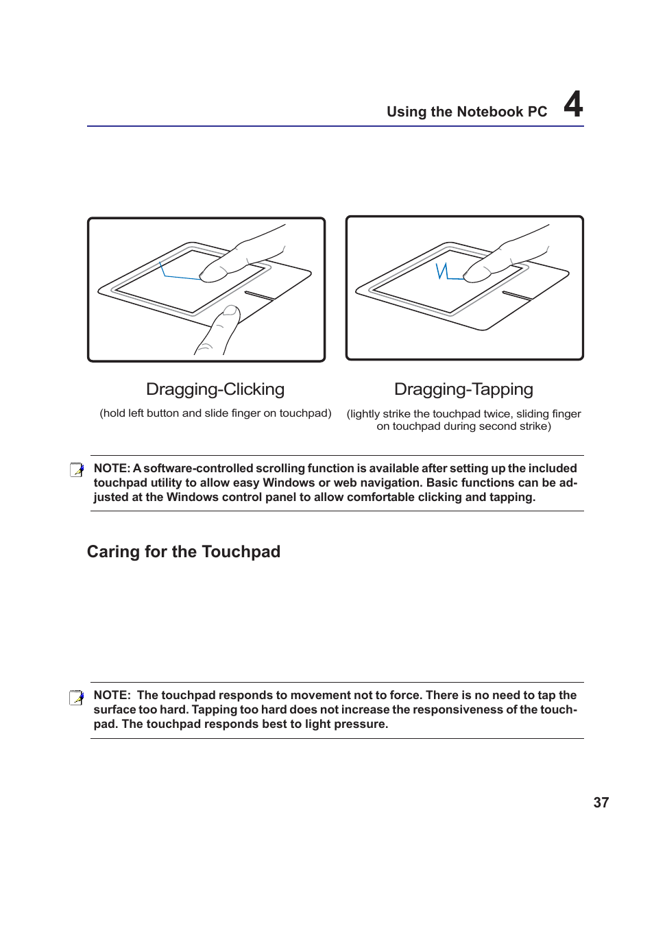 Asus W5F User Manual | Page 37 / 68