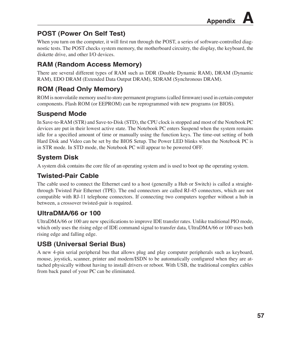 Asus W5F User Manual | Page 57 / 68