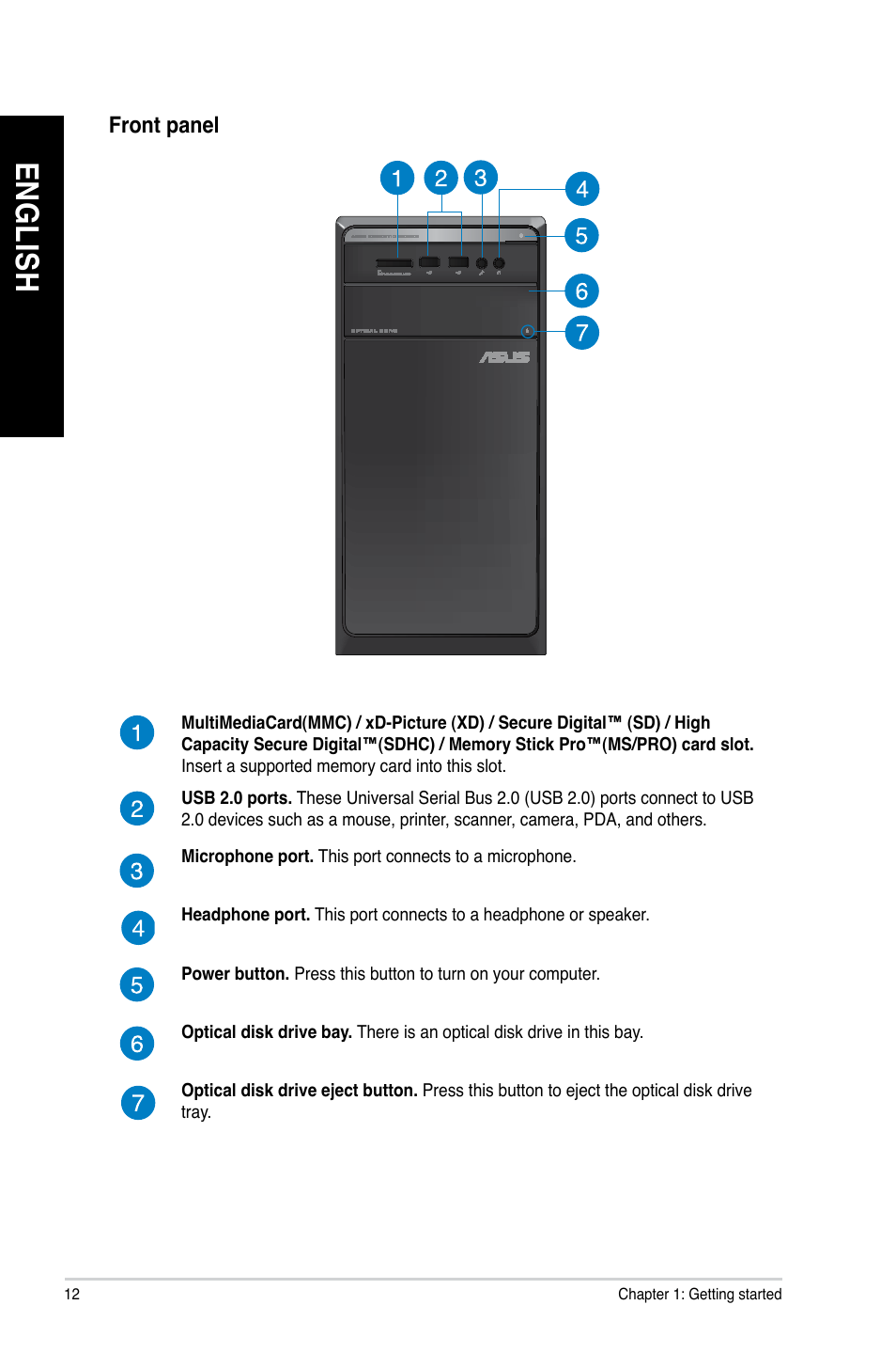 En gl is h en gl is h en gl is h en gl is h | Asus M11BB User Manual | Page 12 / 66