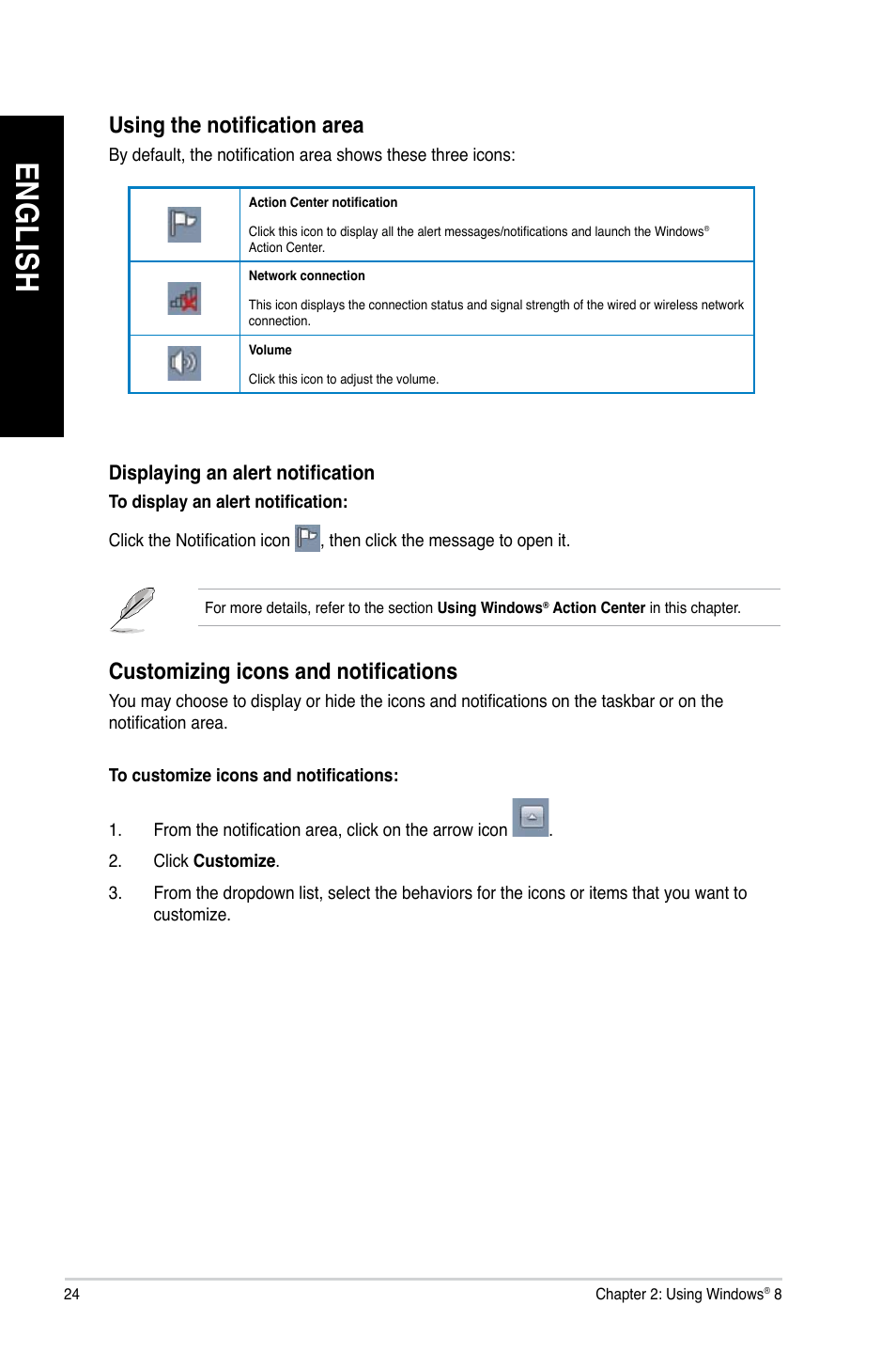 En gl is h en gl is h en gl is h en gl is h | Asus M11BB User Manual | Page 24 / 66