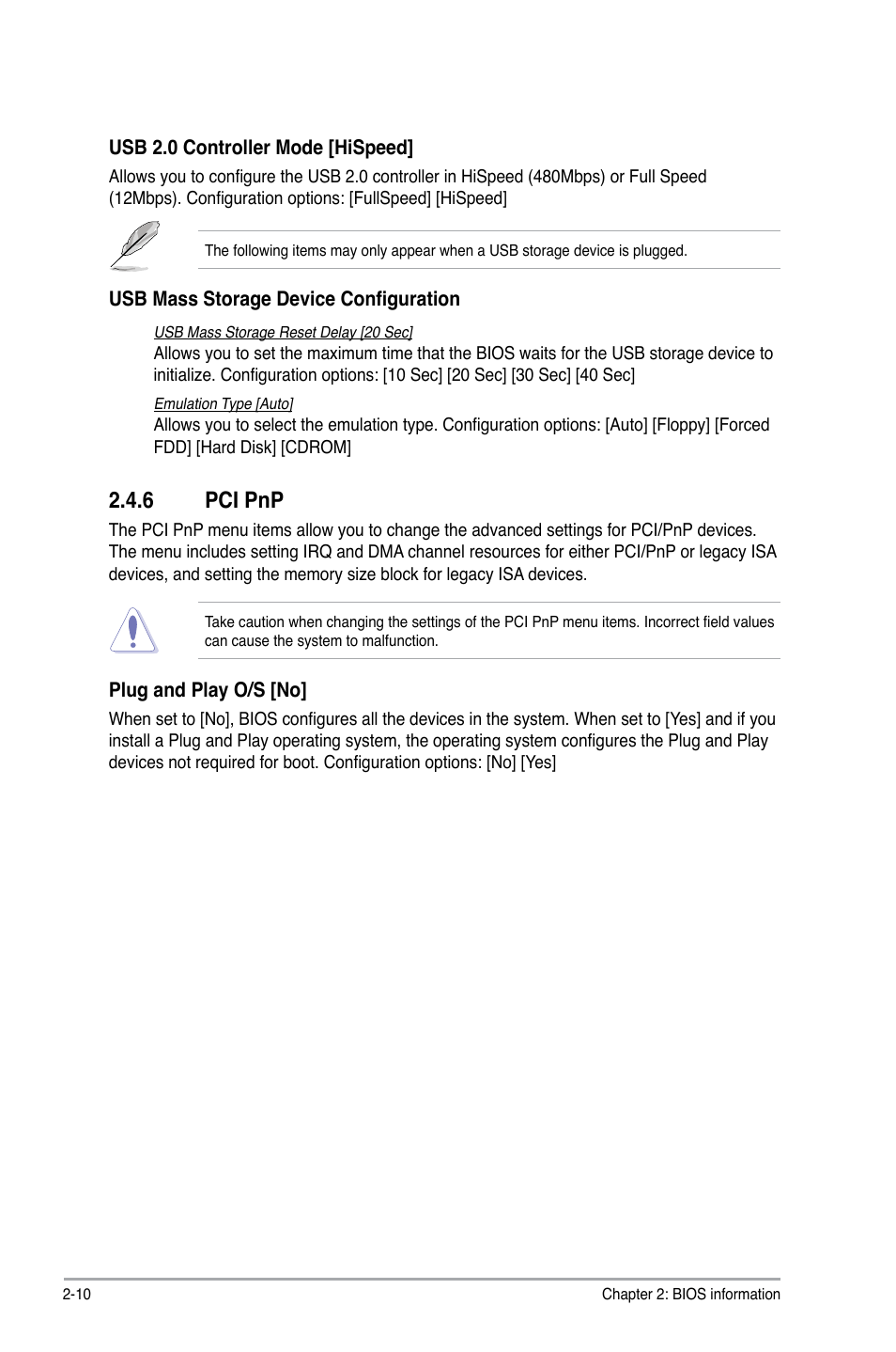 6 pci pnp, Pci pnp -10 | Asus AT5IONT-I User Manual | Page 39 / 47