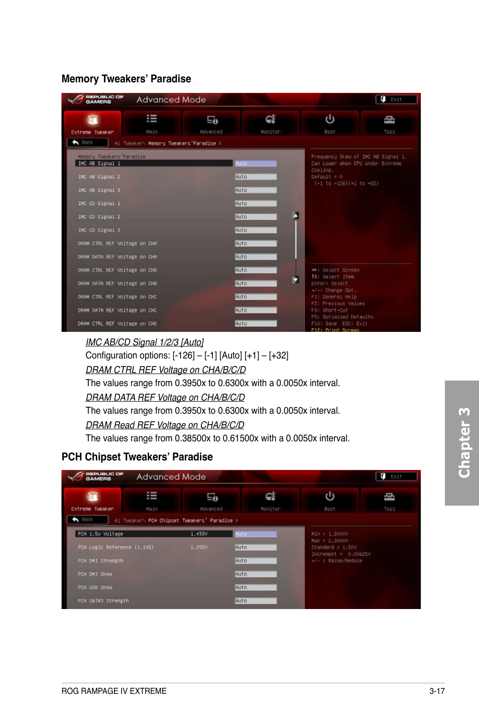 Chapter 3 | Asus Rampage IV Extreme User Manual | Page 103 / 179