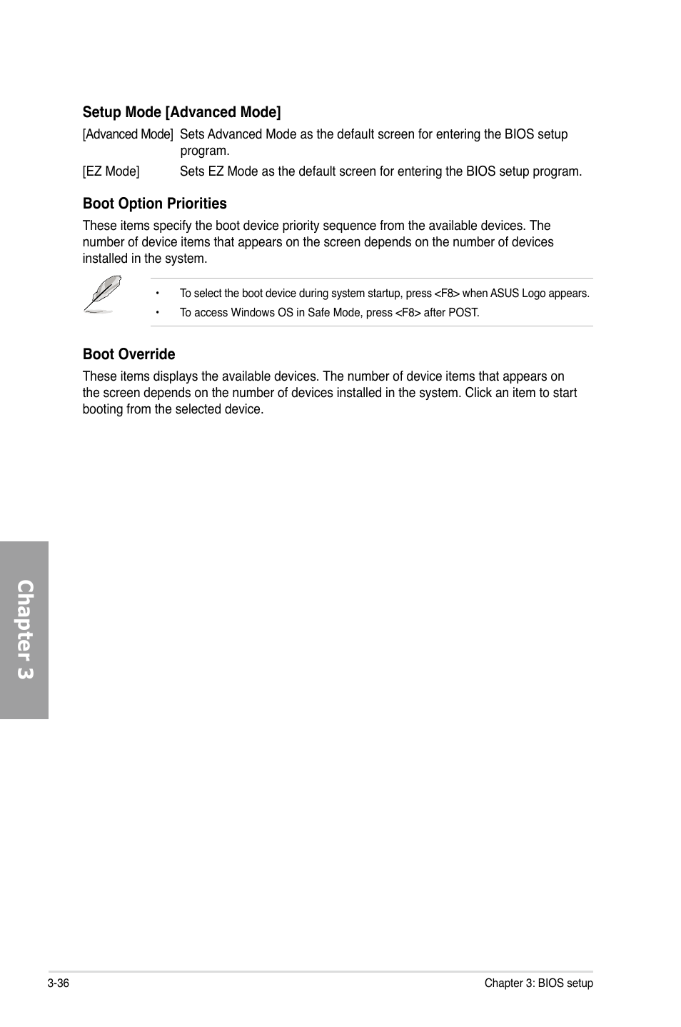 Chapter 3 | Asus Rampage IV Extreme User Manual | Page 122 / 179