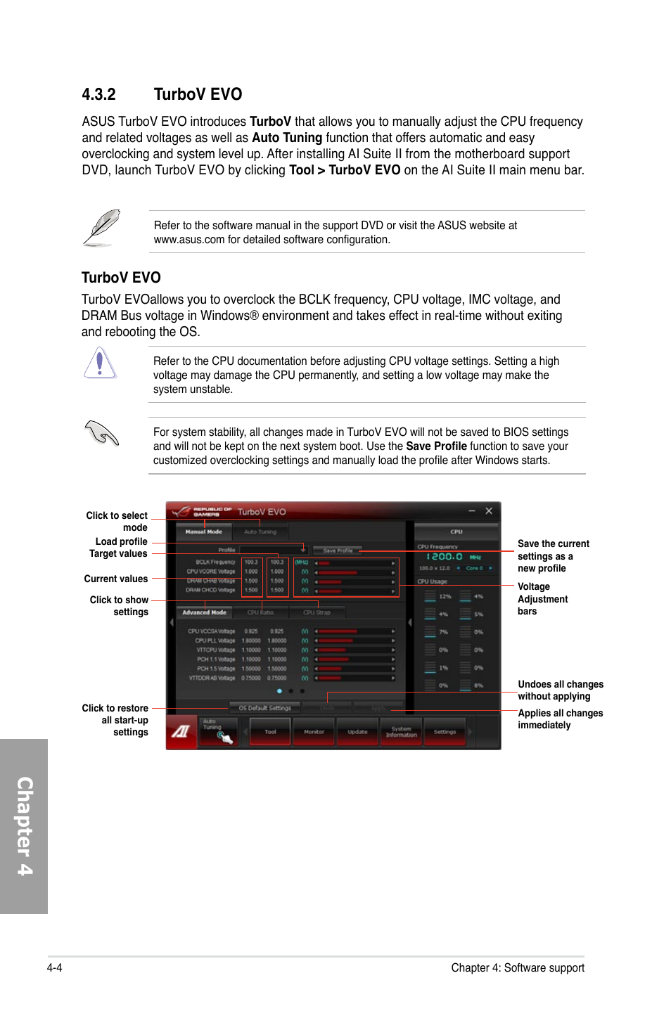 Chapter 4, 2 turbov evo, Turbov evo | Asus Rampage IV Extreme User Manual | Page 141 / 179