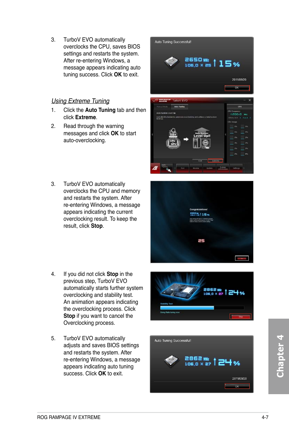 Chapter 4 | Asus Rampage IV Extreme User Manual | Page 144 / 179