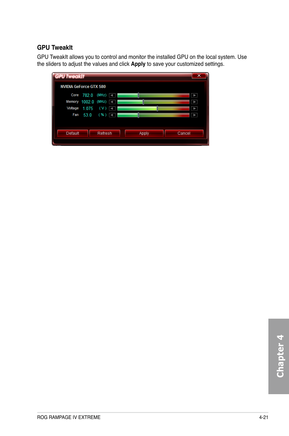 Chapter 4 | Asus Rampage IV Extreme User Manual | Page 158 / 179