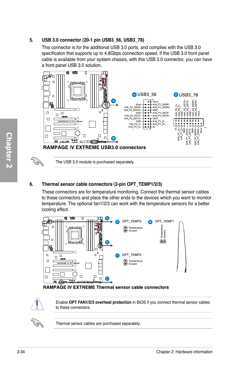 Chapter 2 | Asus Rampage IV Extreme User Manual | Page 58 / 179