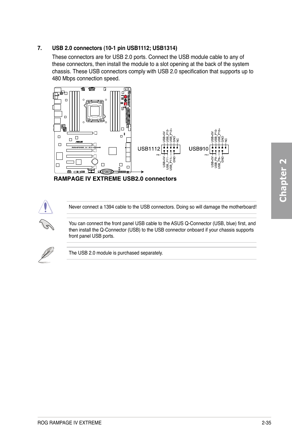 Chapter 2 | Asus Rampage IV Extreme User Manual | Page 59 / 179