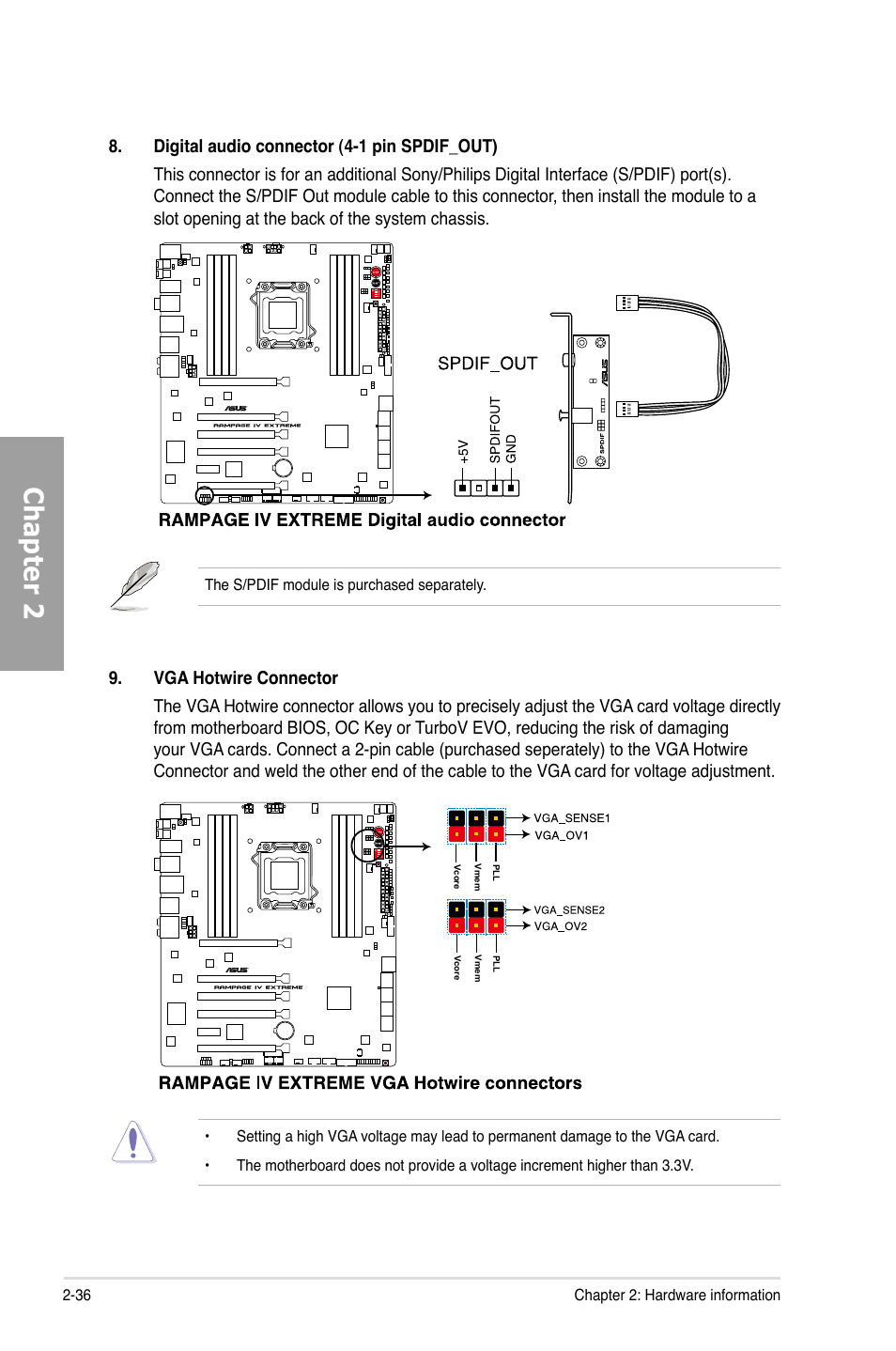 Chapter 2 | Asus Rampage IV Extreme User Manual | Page 60 / 179