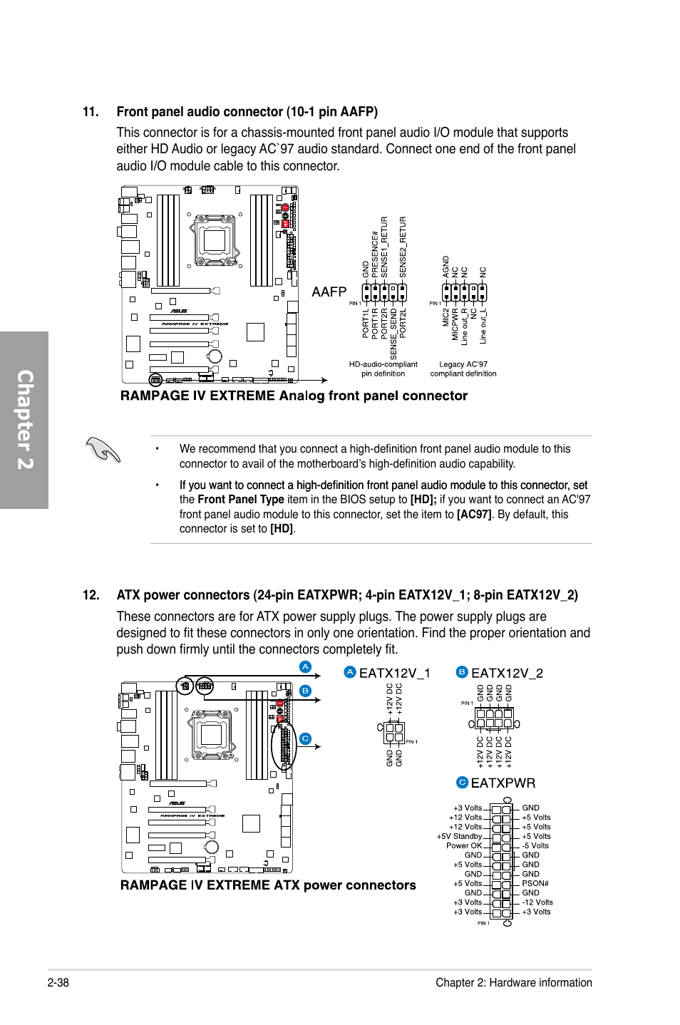 Chapter 2 | Asus Rampage IV Extreme User Manual | Page 62 / 179