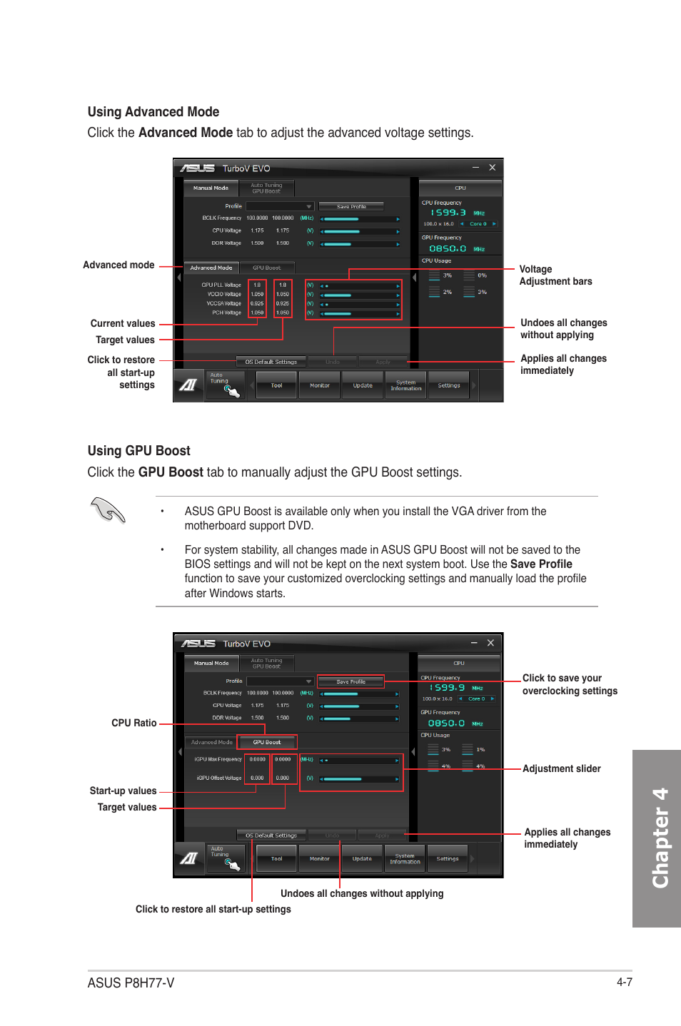 Chapter 4, Asus p8h77-v | Asus P8H77-V User Manual | Page 107 / 150