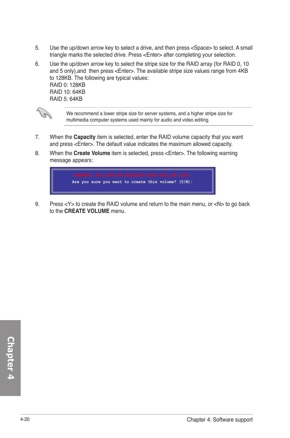 Chapter 4 | Asus P8H77-V User Manual | Page 120 / 150