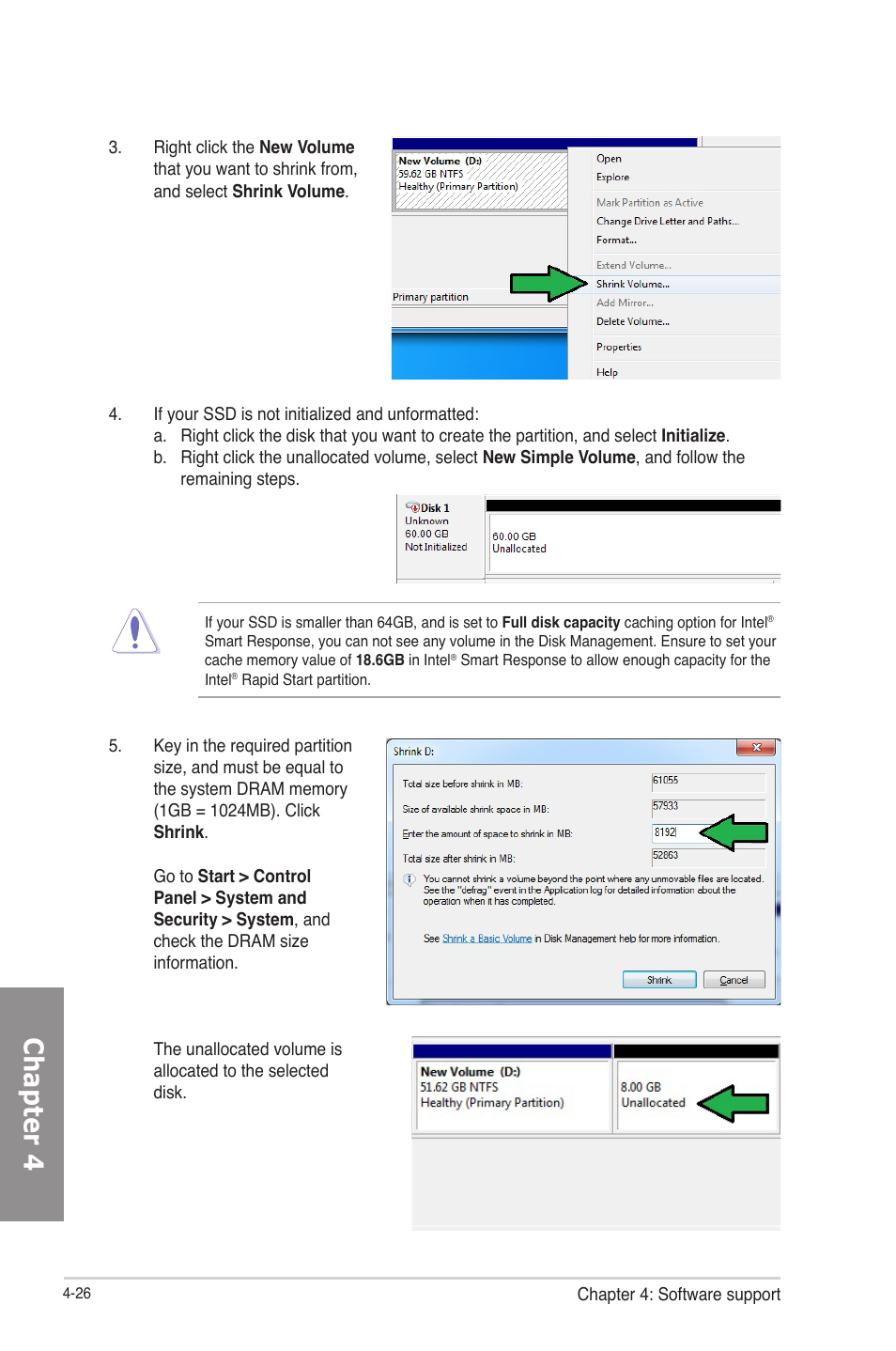 Chapter 4 | Asus P8H77-V User Manual | Page 126 / 150