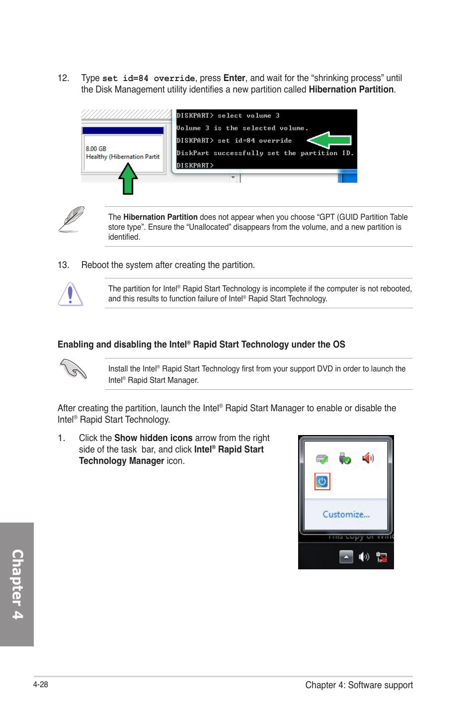 Chapter 4 | Asus P8H77-V User Manual | Page 128 / 150