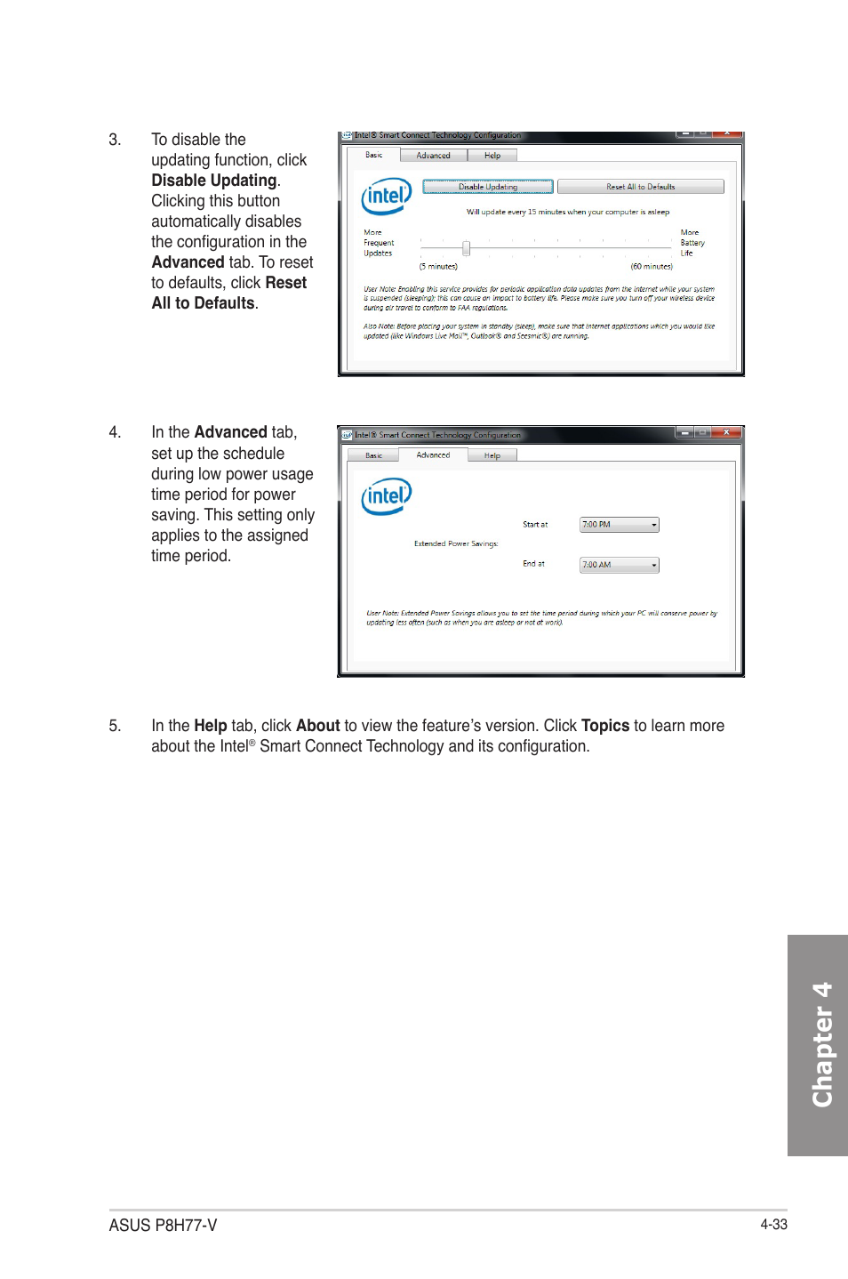 Chapter 4 | Asus P8H77-V User Manual | Page 133 / 150