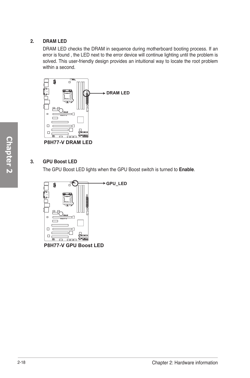 Chapter 2 | Asus P8H77-V User Manual | Page 36 / 150