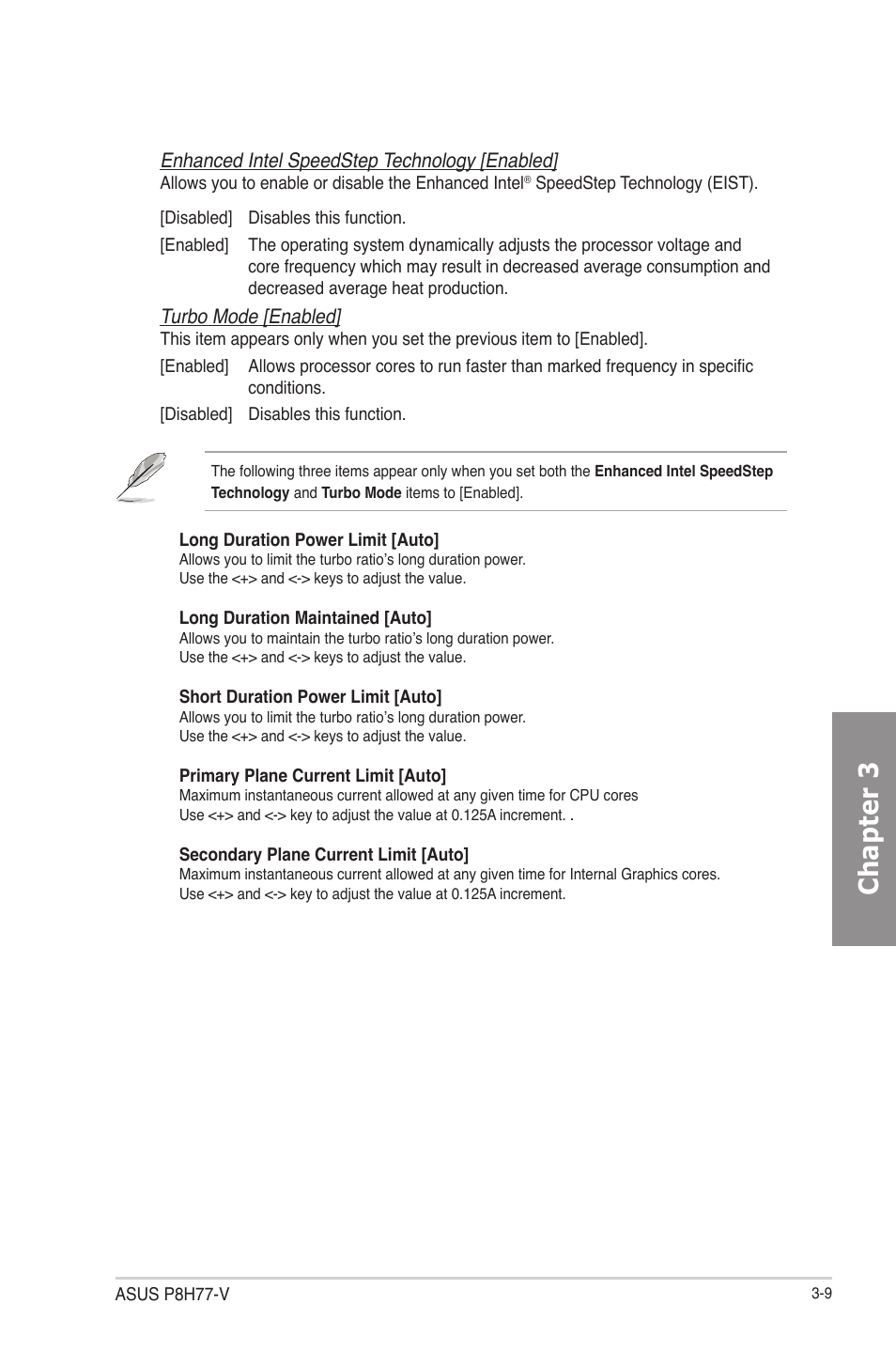 Chapter 3 | Asus P8H77-V User Manual | Page 71 / 150