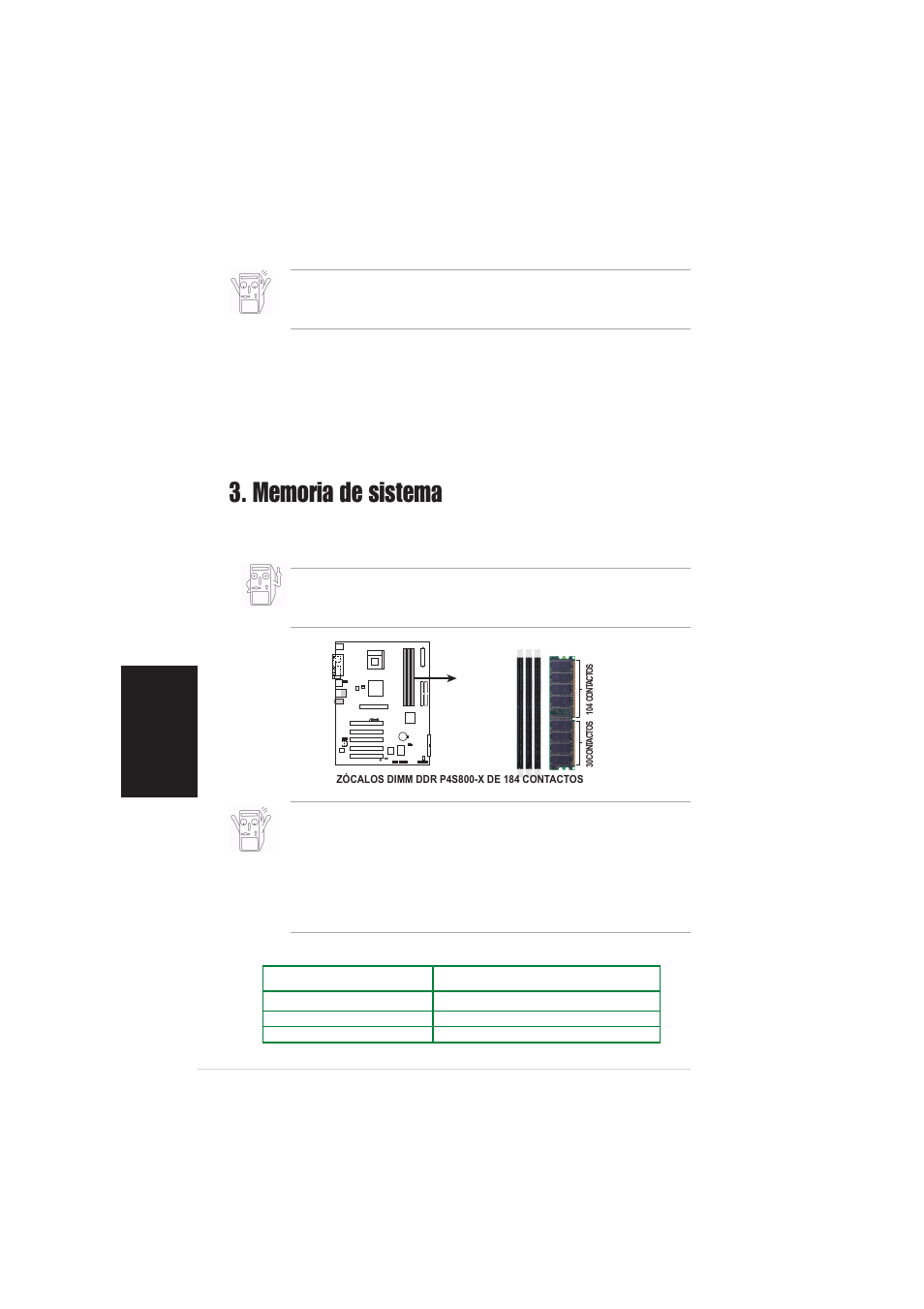 Espa ñ ol | Asus P4S800-X User Manual | Page 12 / 16