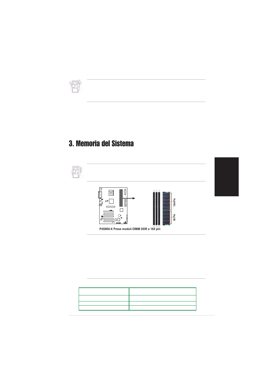 Italiano | Asus P4S800-X User Manual | Page 9 / 16