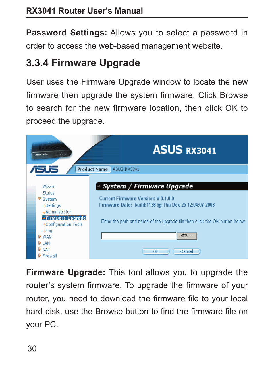 4 firmware upgrade | Asus RX3041 User Manual | Page 31 / 63