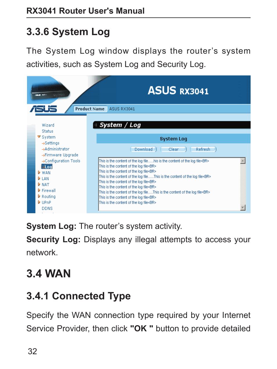 4 wan | Asus RX3041 User Manual | Page 33 / 63