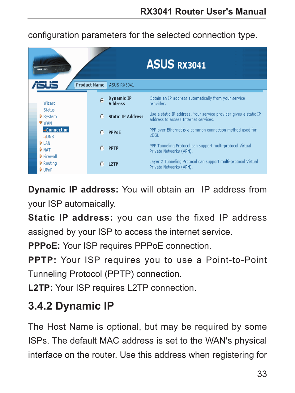 2 dynamic ip | Asus RX3041 User Manual | Page 34 / 63