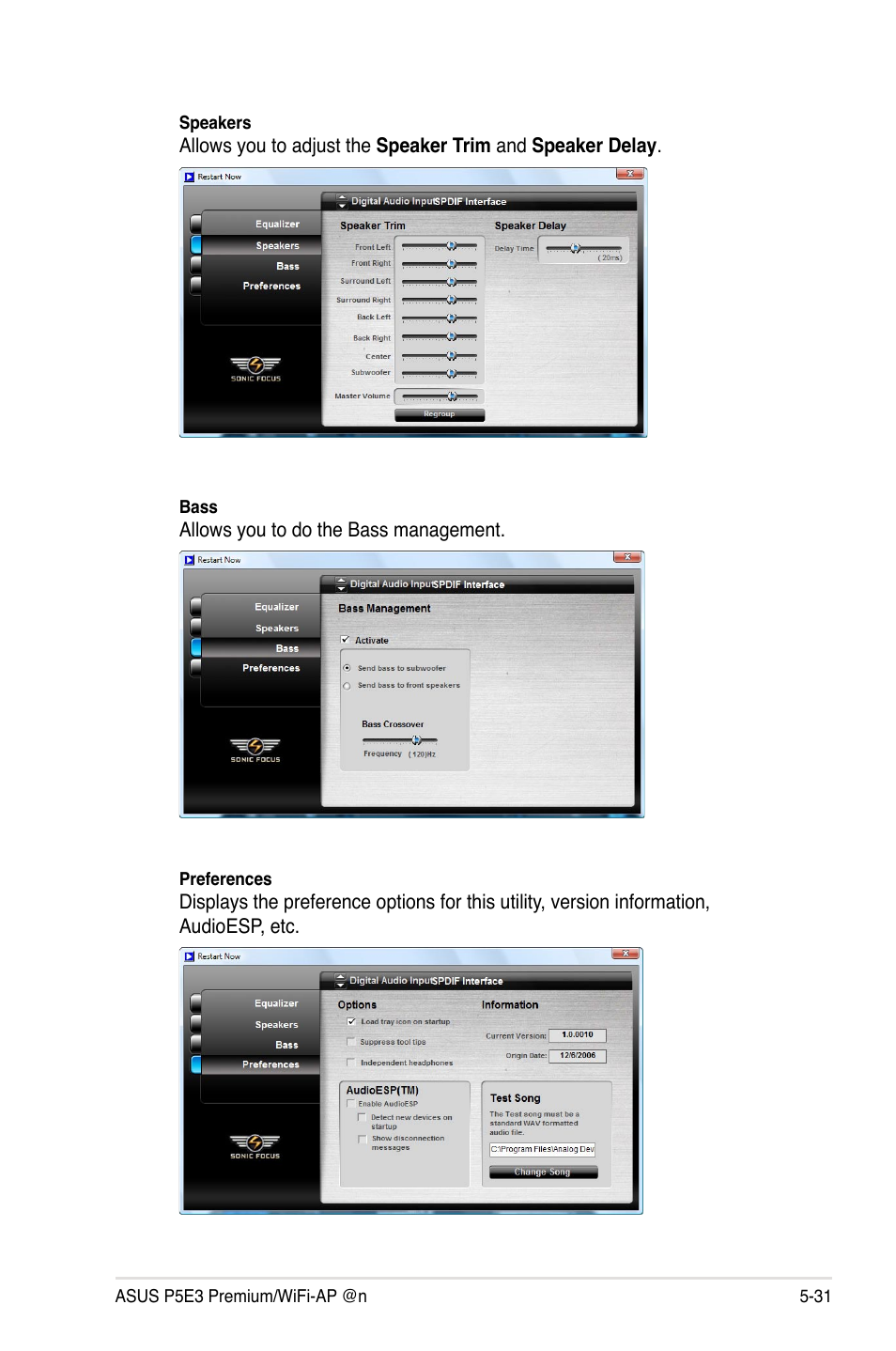 Asus P5E3 Premium/WiFi-AP@n User Manual | Page 149 / 200