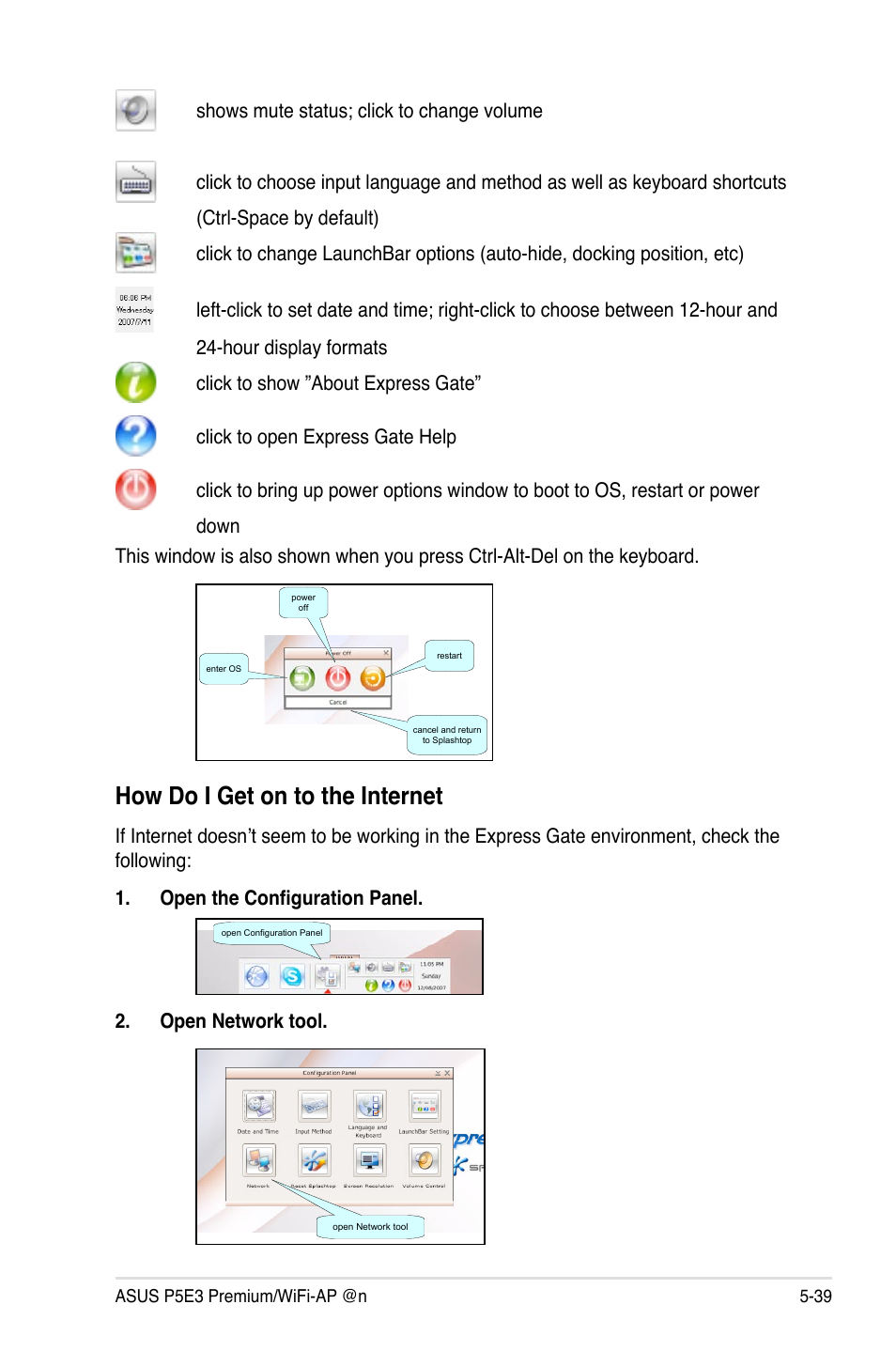 How do i get on to the internet | Asus P5E3 Premium/WiFi-AP@n User Manual | Page 157 / 200