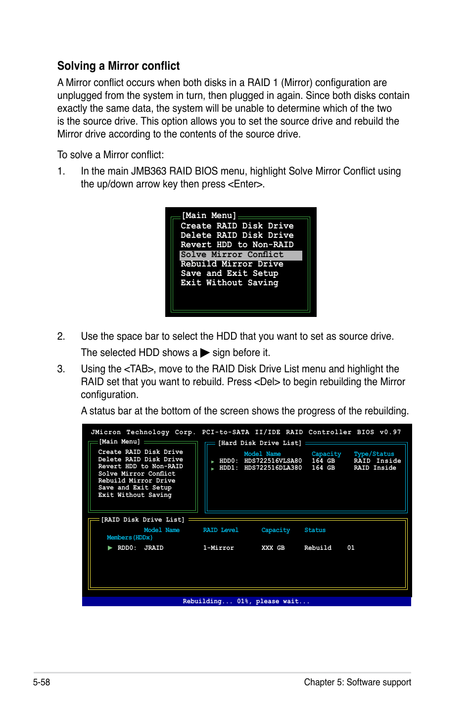 Solving a mirror conflict | Asus P5E3 Premium/WiFi-AP@n User Manual | Page 176 / 200