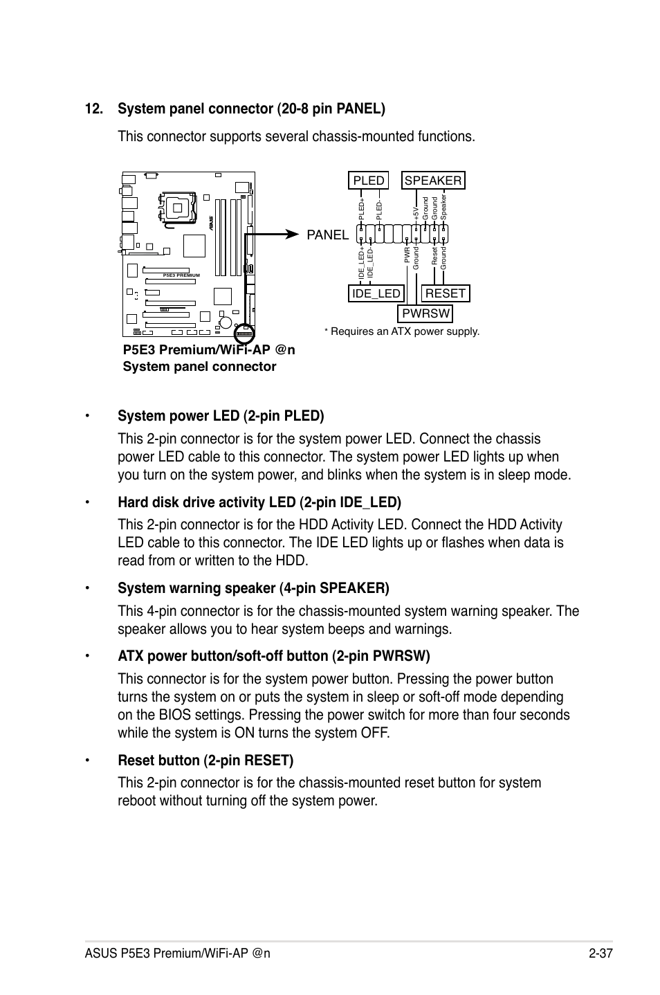 Asus P5E3 Premium/WiFi-AP@n User Manual | Page 63 / 200