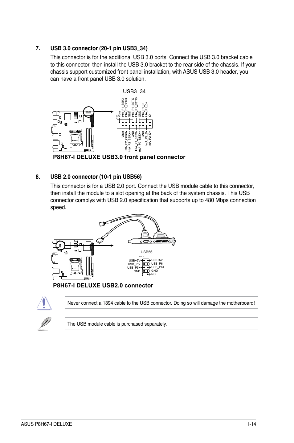 Asus P8H67-I Deluxe User Manual | Page 25 / 58