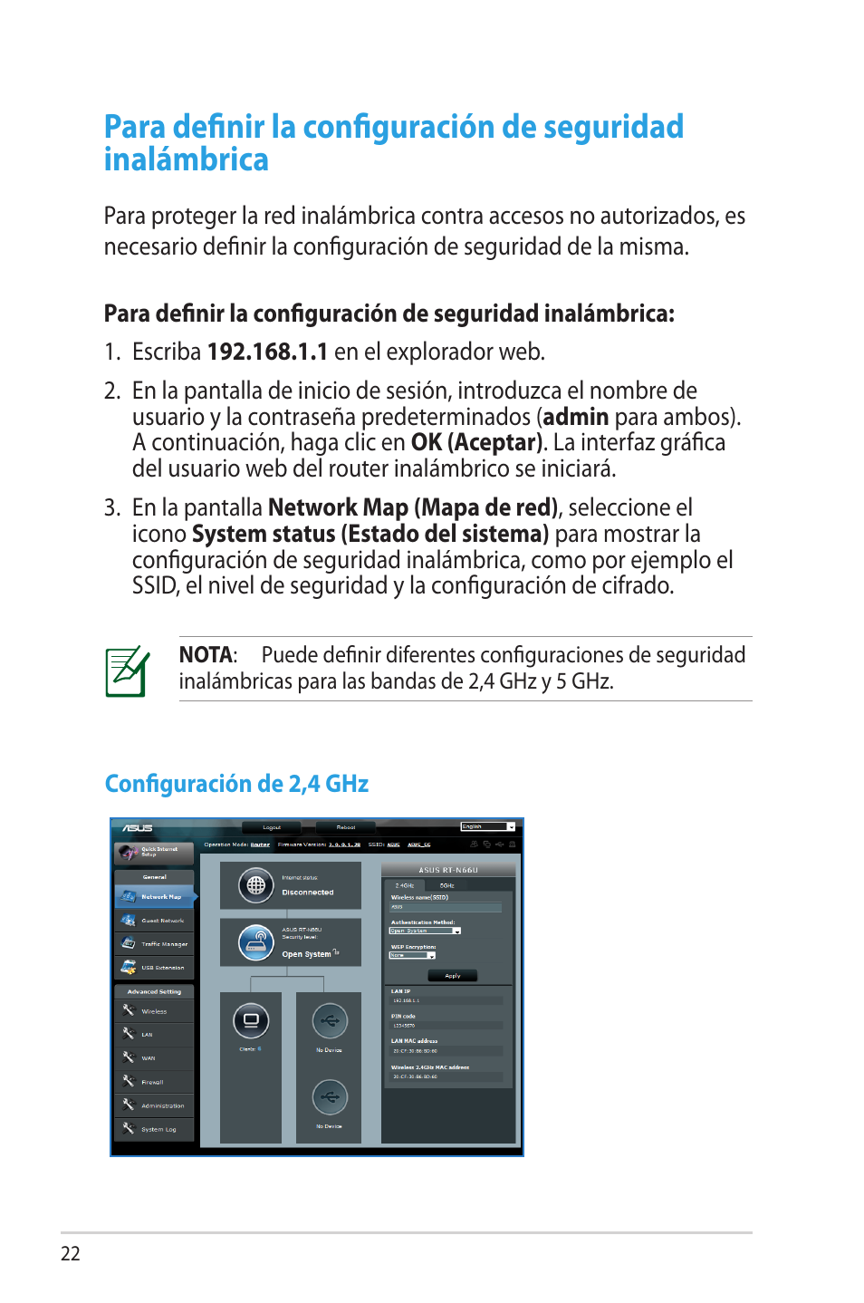 Asus RT-N66U (VER.B1) User Manual | Page 22 / 70