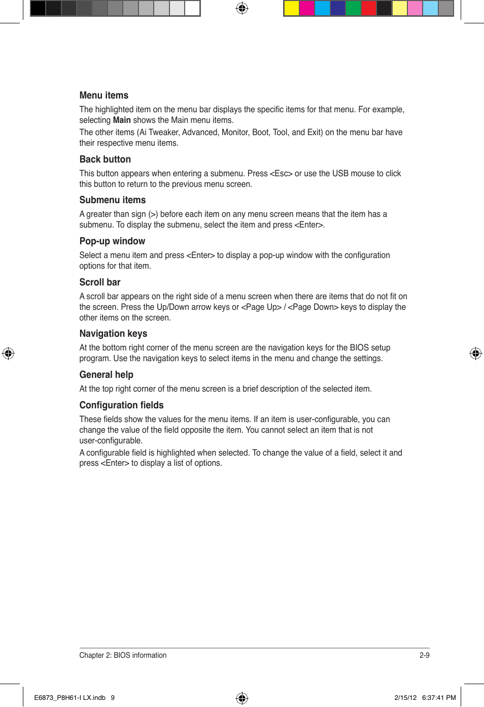 Asus P8H61-I LX/RM User Manual | Page 41 / 62