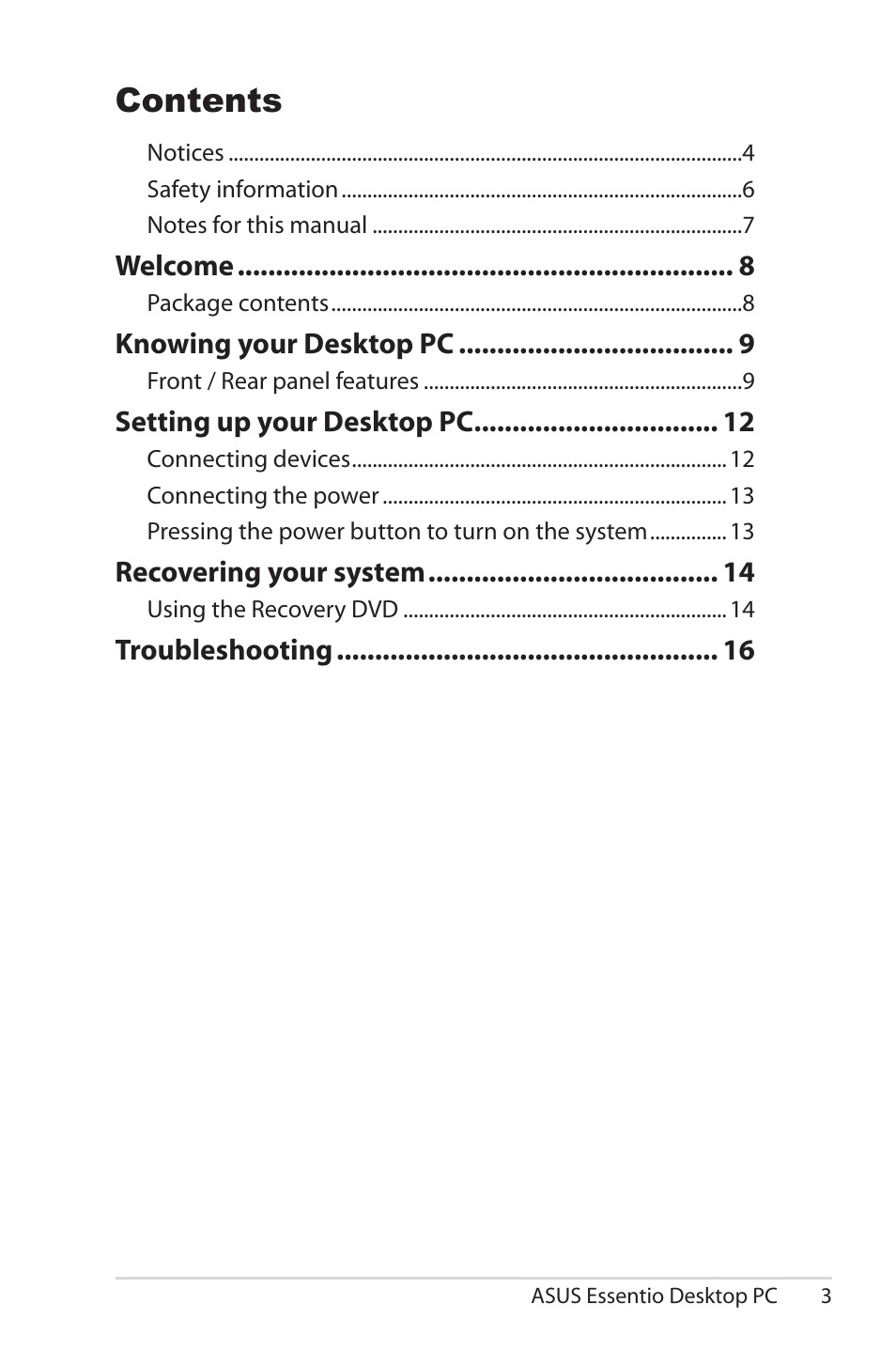 Asus CM5570 User Manual | Page 3 / 18