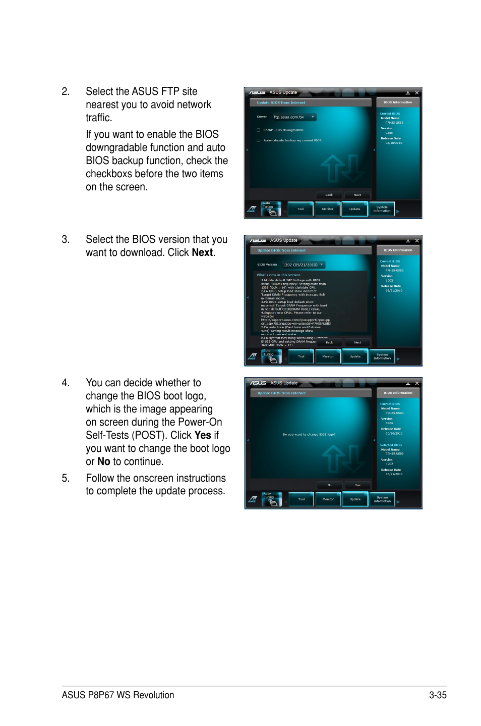 Asus P8P67 WS Revolution User Manual | Page 109 / 160