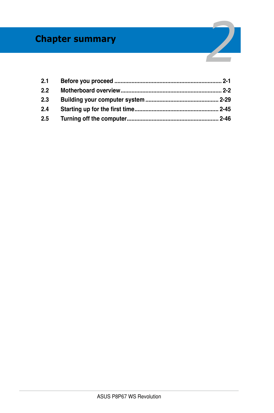 Asus P8P67 WS Revolution User Manual | Page 26 / 160