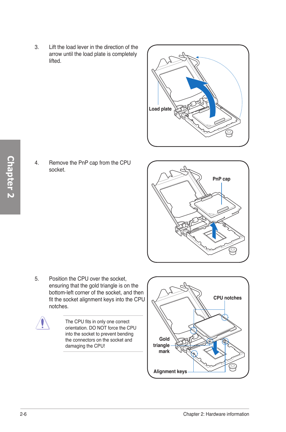 Chapter 2 | Asus P7P55D Premium User Manual | Page 26 / 128