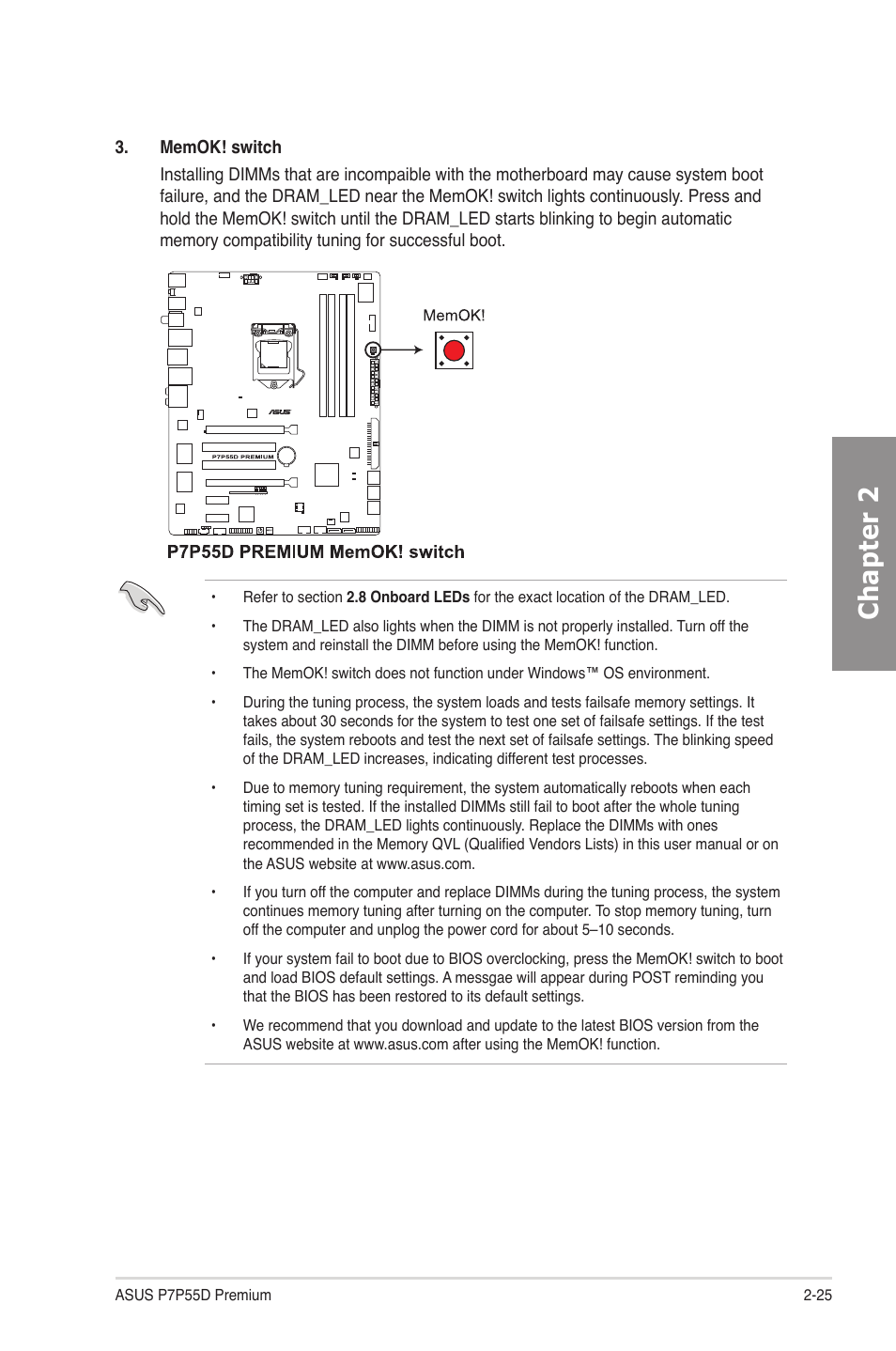 Chapter 2 | Asus P7P55D Premium User Manual | Page 45 / 128