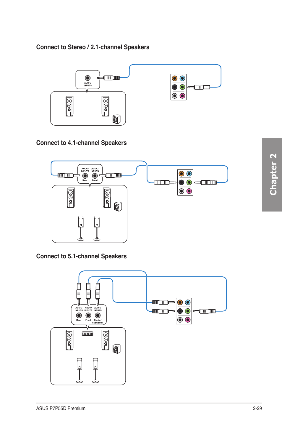 Chapter 2 | Asus P7P55D Premium User Manual | Page 49 / 128