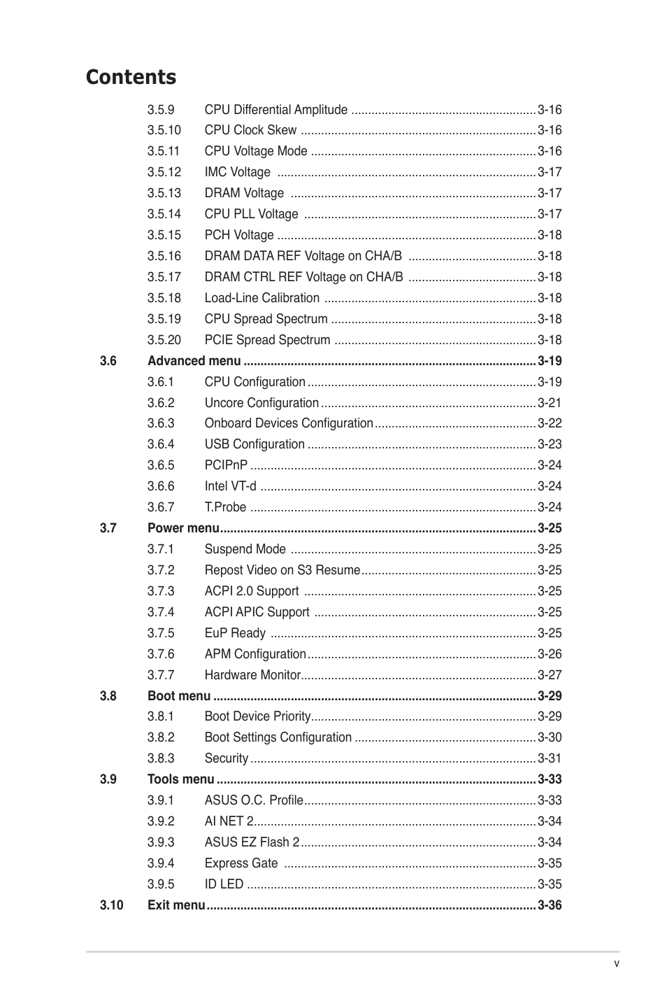 Asus P7P55D Premium User Manual | Page 5 / 128